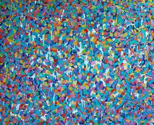 Abstraction1, 2020, oil on canvas, 80x100 cm